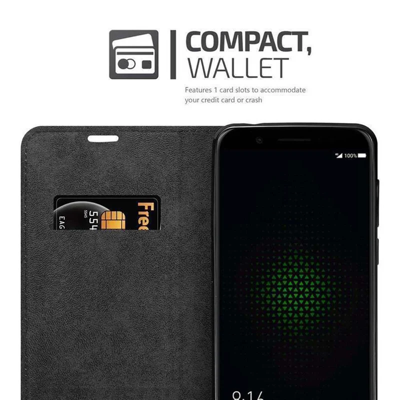 Cadorabo Hülle kompatibel mit Xiaomi BLACK SHARK Schutzhülle mit Magnetverschluss, Standfunktion und Kartenfach
