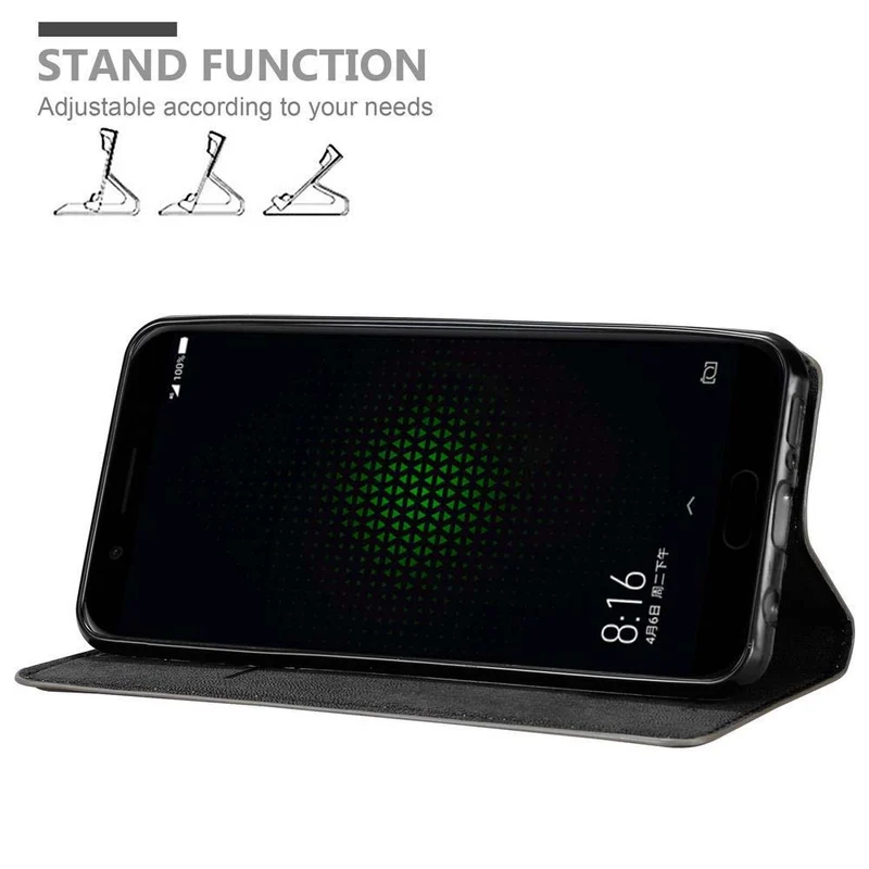 Cadorabo Hülle kompatibel mit Xiaomi BLACK SHARK Schutzhülle mit Magnetverschluss, Standfunktion und Kartenfach