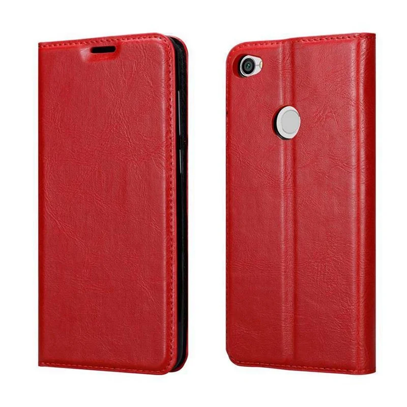Cadorabo Hülle kompatibel mit Xiaomi RedMi NOTE 5A PRIME Schutzhülle mit Magnetverschluss, Standfunktion und Kartenfach