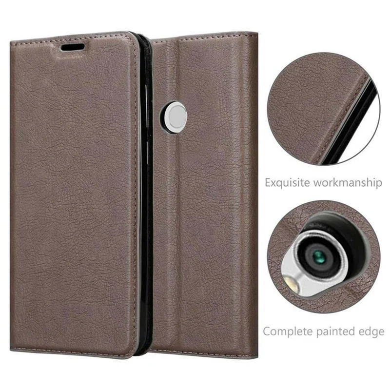 Cadorabo Hülle kompatibel mit Xiaomi RedMi NOTE 5A PRIME Schutzhülle mit Magnetverschluss, Standfunktion und Kartenfach