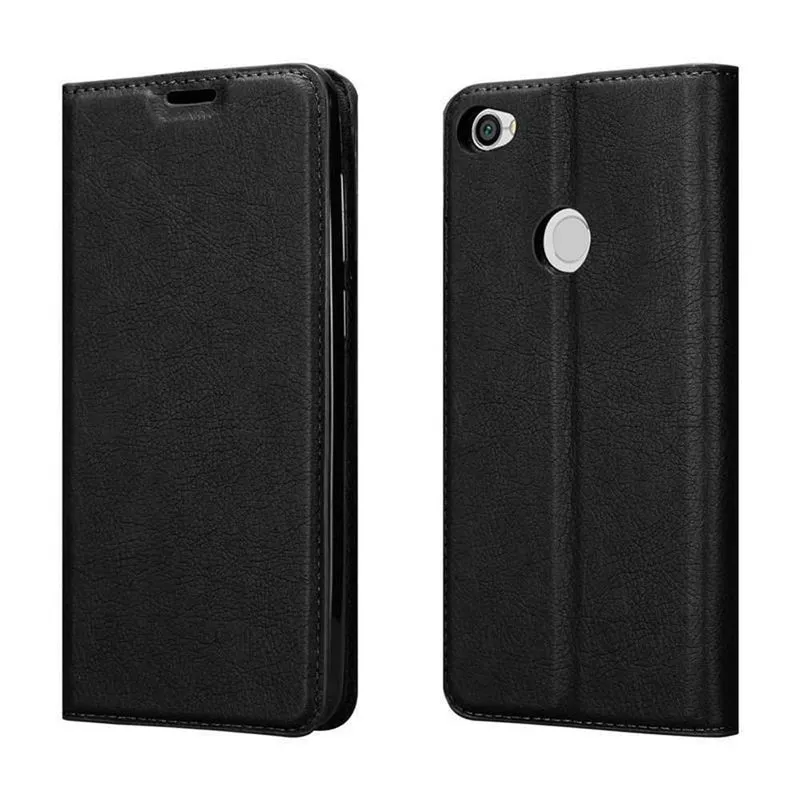Cadorabo Hülle kompatibel mit Xiaomi RedMi NOTE 5A PRIME Schutzhülle mit Magnetverschluss, Standfunktion und Kartenfach