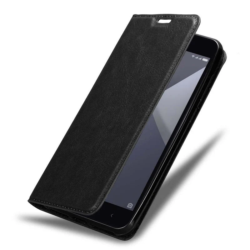 Cadorabo Hülle kompatibel mit Xiaomi RedMi NOTE 5A PRIME Schutzhülle mit Magnetverschluss, Standfunktion und Kartenfach