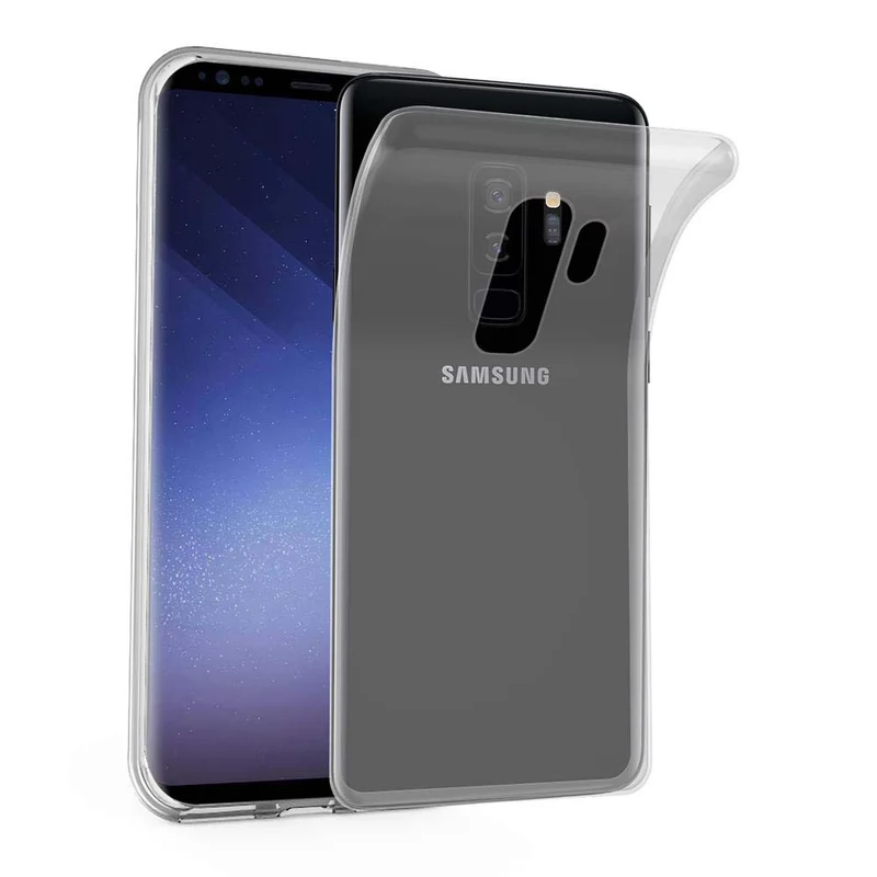 Cadorabo Hülle kompatibel mit Samsung Galaxy S9 PLUS Schutzhülle aus flexiblem TPU Silikon