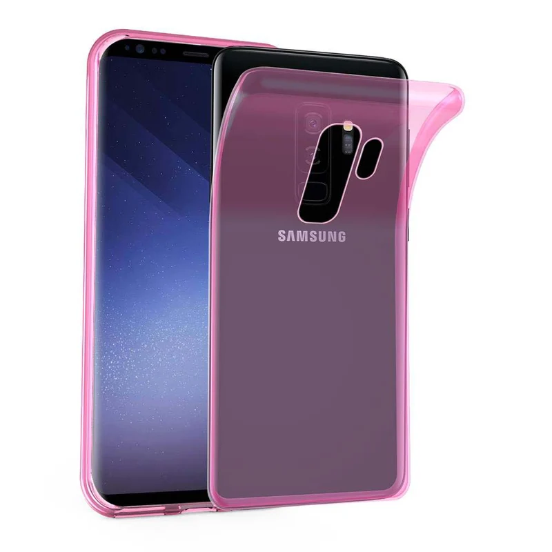 Cadorabo Hülle kompatibel mit Samsung Galaxy S9 PLUS Schutzhülle aus flexiblem TPU Silikon