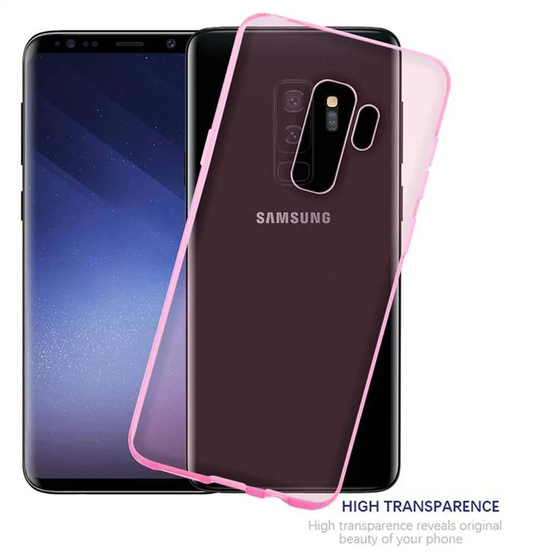 Cadorabo Hülle kompatibel mit Samsung Galaxy S9 PLUS Schutzhülle aus flexiblem TPU Silikon