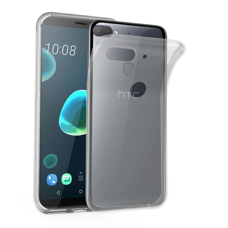 Cadorabo Hülle kompatibel mit HTC Desire 12 PLUS Schutzhülle aus flexiblem TPU Silikon