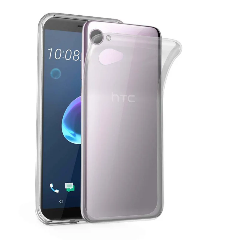 Cadorabo Hülle kompatibel mit HTC Desire 12 Schutzhülle aus flexiblem TPU Silikon