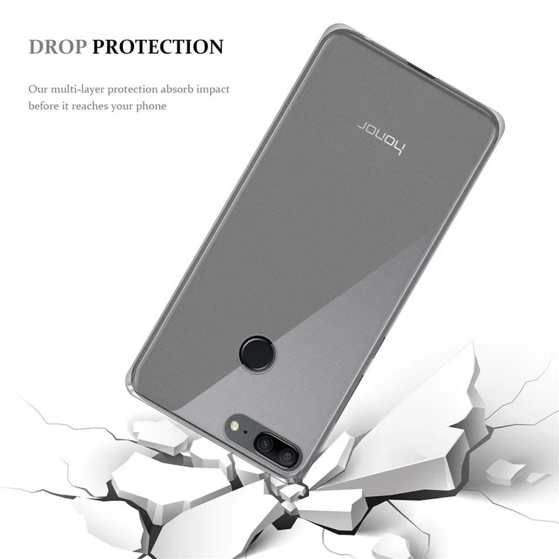 Cadorabo Hülle kompatibel mit Honor 9 LITE Schutzhülle aus flexiblem TPU Silikon