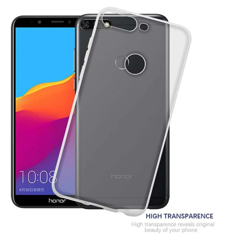 Cadorabo Hülle kompatibel mit Honor 7C / Huawei Y7 2018 Schutzhülle aus flexiblem TPU Silikon