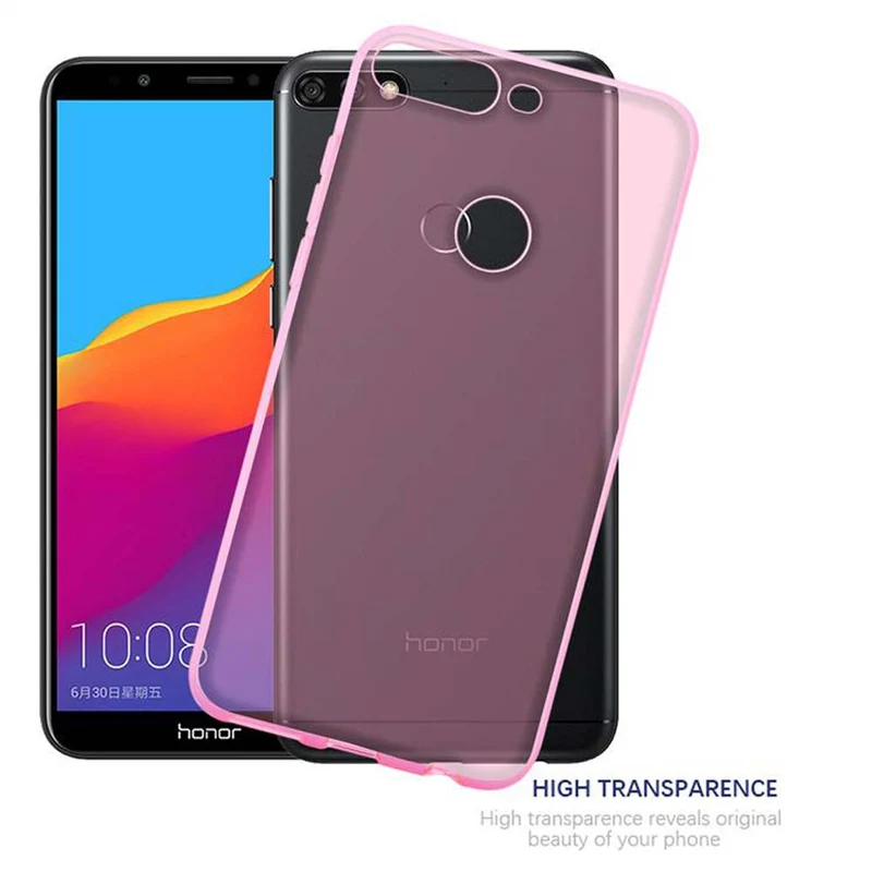 Cadorabo Hülle kompatibel mit Honor 7C / Huawei Y7 2018 Schutzhülle aus flexiblem TPU Silikon