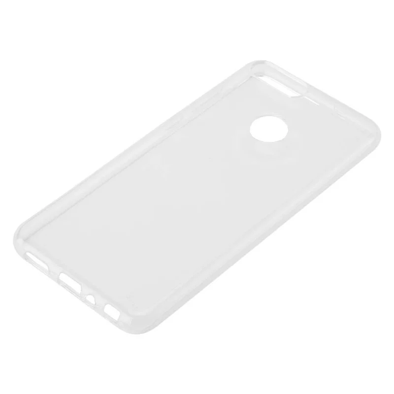 Cadorabo Hülle kompatibel mit Huawei P SMART 2018 / Enjoy 7S Schutzhülle aus flexiblem TPU Silikon