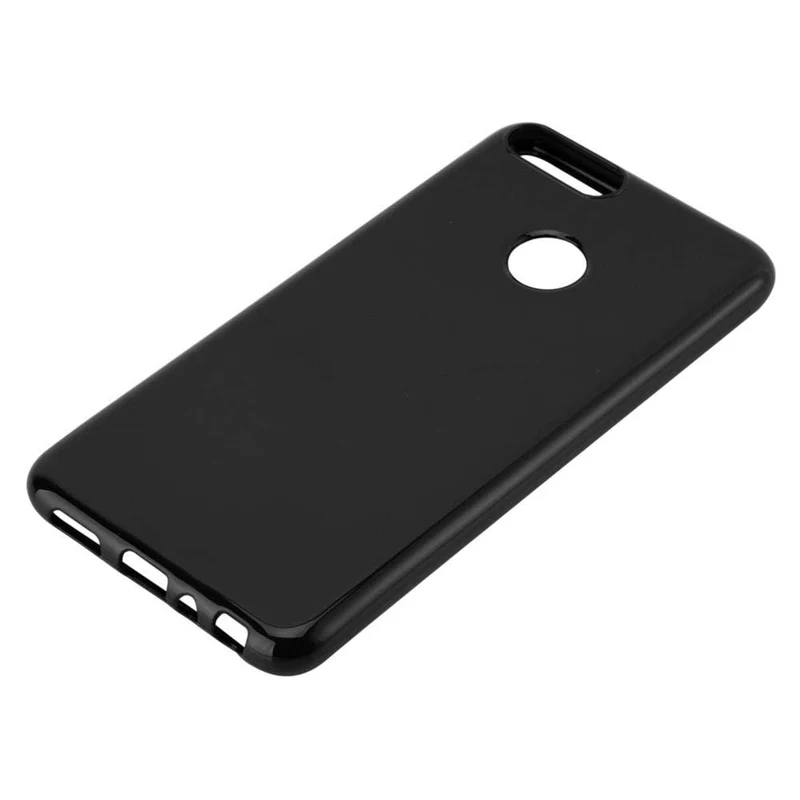 Cadorabo Hülle kompatibel mit Huawei P SMART 2018 / Enjoy 7S Schutzhülle aus flexiblem TPU Silikon