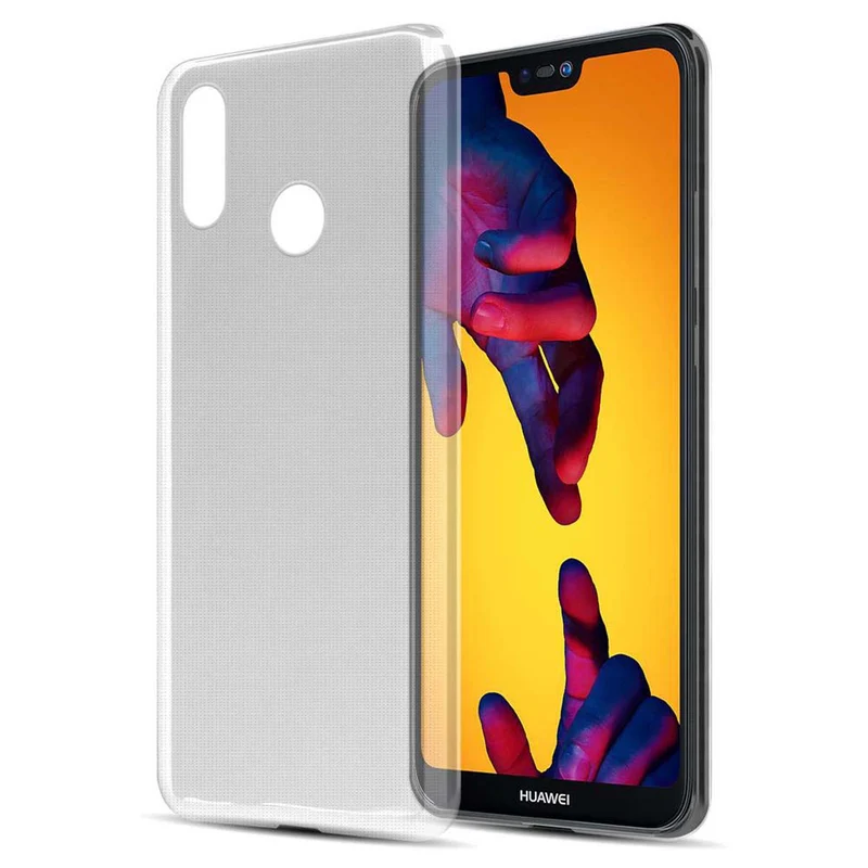 Cadorabo Hülle kompatibel mit Huawei P20 LITE 2018 / NOVA 3E Schutzhülle aus flexiblem TPU Silikon