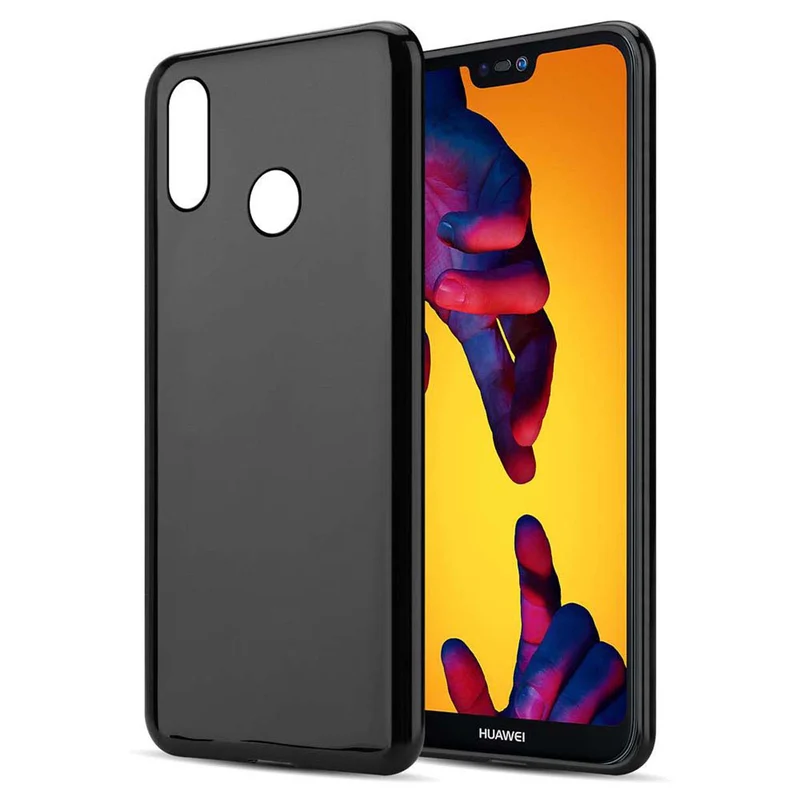 Cadorabo Hülle kompatibel mit Huawei P20 LITE 2018 / NOVA 3E Schutzhülle aus flexiblem TPU Silikon