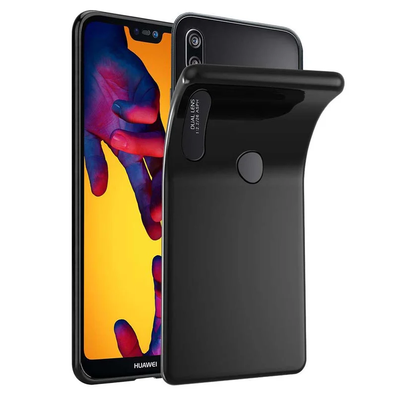 Cadorabo Hülle kompatibel mit Huawei P20 LITE 2018 / NOVA 3E Schutzhülle aus flexiblem TPU Silikon