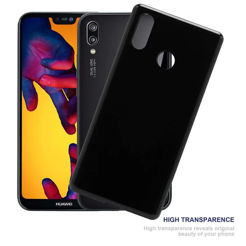 Cadorabo Hülle kompatibel mit Huawei P20 LITE 2018 / NOVA 3E Schutzhülle aus flexiblem TPU Silikon