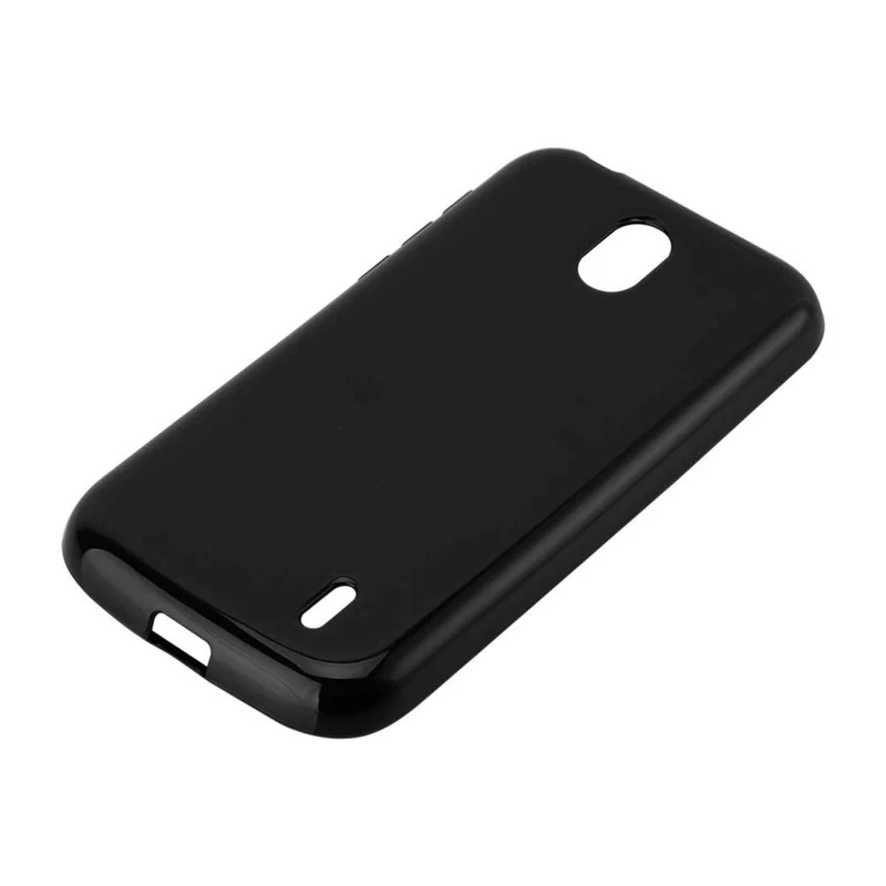 Cadorabo Hülle kompatibel mit Nokia 1 2018 Schutzhülle aus flexiblem TPU Silikon