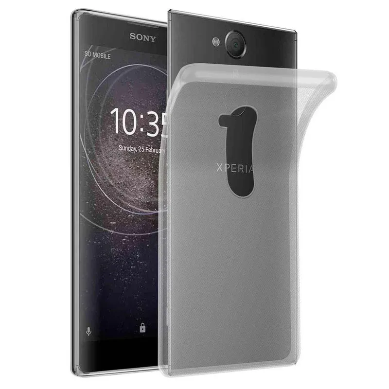 Cadorabo Hülle kompatibel mit Sony Xperia XA2 Schutzhülle aus flexiblem TPU Silikon