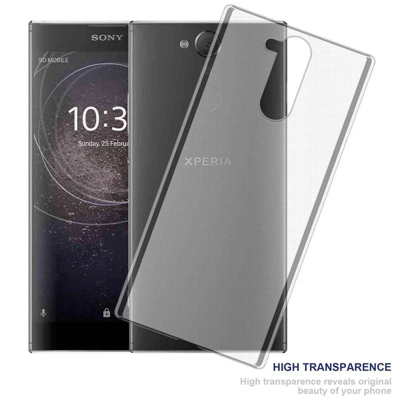 Cadorabo Hülle kompatibel mit Sony Xperia XA2 Schutzhülle aus flexiblem TPU Silikon
