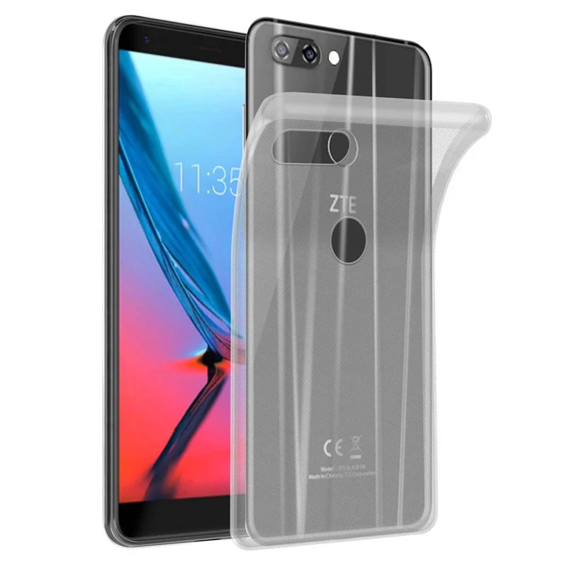 Cadorabo Hülle kompatibel mit ZTE Blade V9 Schutzhülle aus flexiblem TPU Silikon