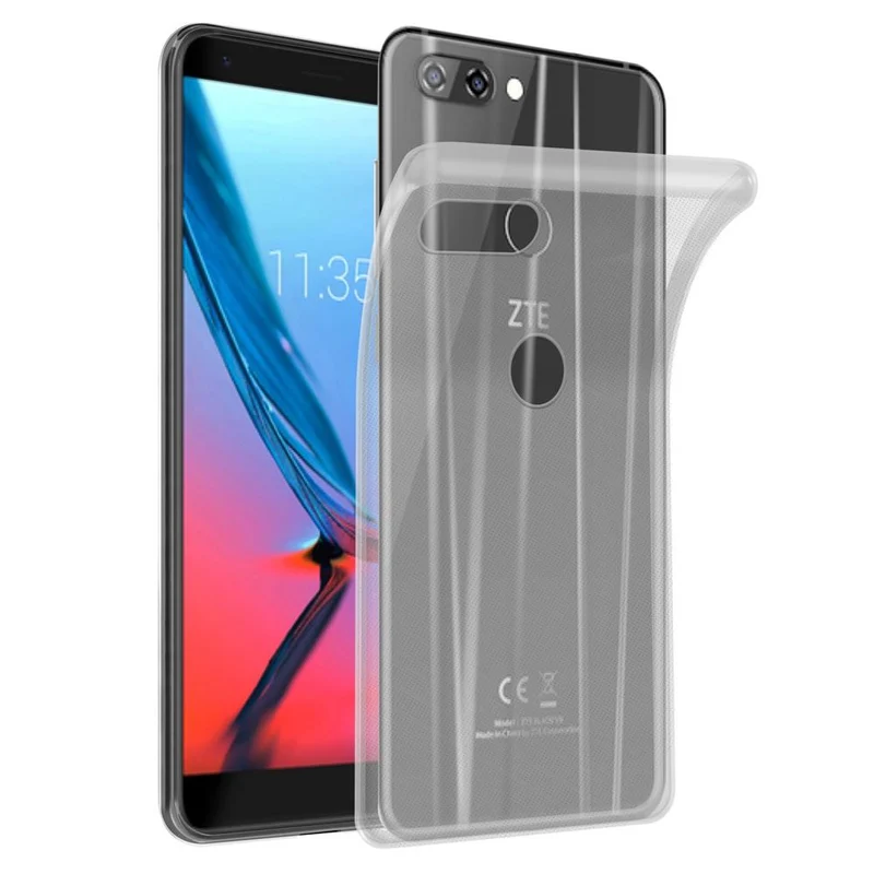 Cadorabo Hülle kompatibel mit ZTE Blade V9 Schutzhülle aus flexiblem TPU Silikon