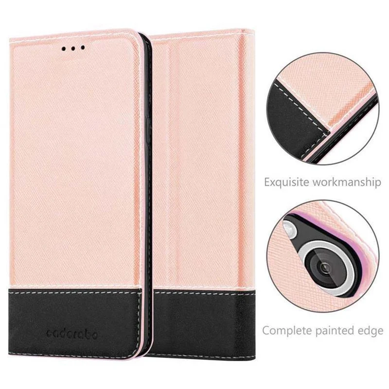 Cadorabo Hülle kompatibel mit HTC Desire 820 Schutzhülle mit Magnetverschluss, Standfunktion und Kartenfach