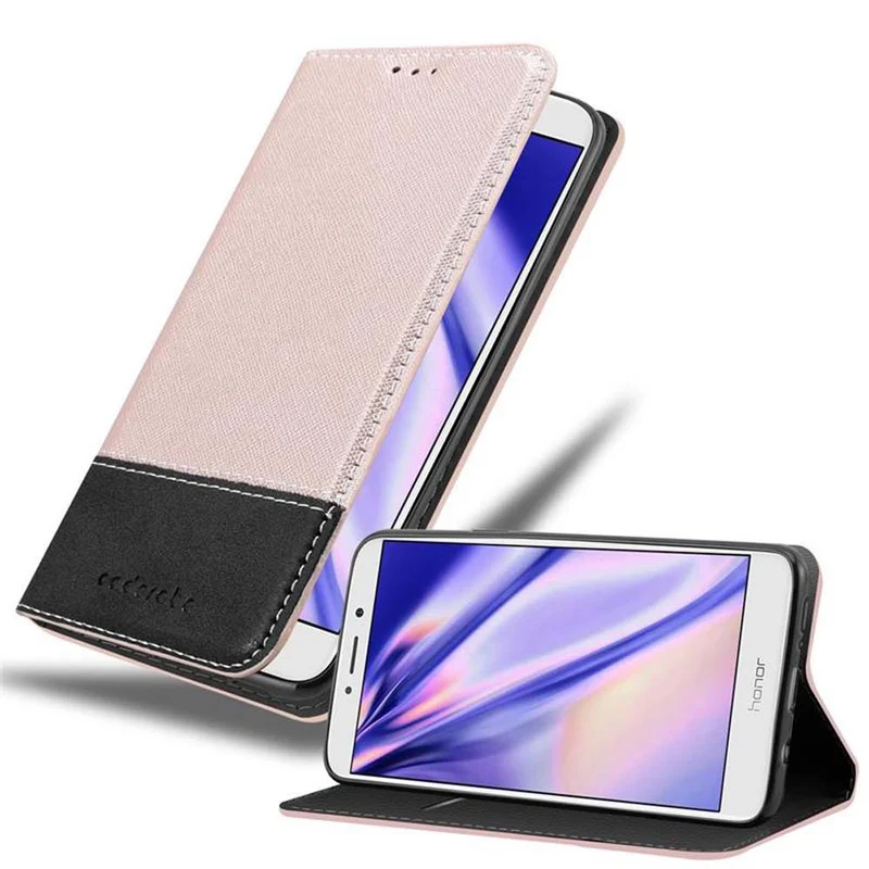 Cadorabo Hülle kompatibel mit Huawei MATE 9 LITE / GR5 2017 / Honor 6X Schutzhülle mit Magnetverschluss, Standfunktion und Kartenfach
