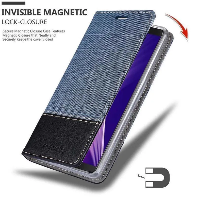 Cadorabo Hülle kompatibel mit Cubot NOVA Schutzhülle mit Magnetverschluss, Standfunktion und Kartenfach