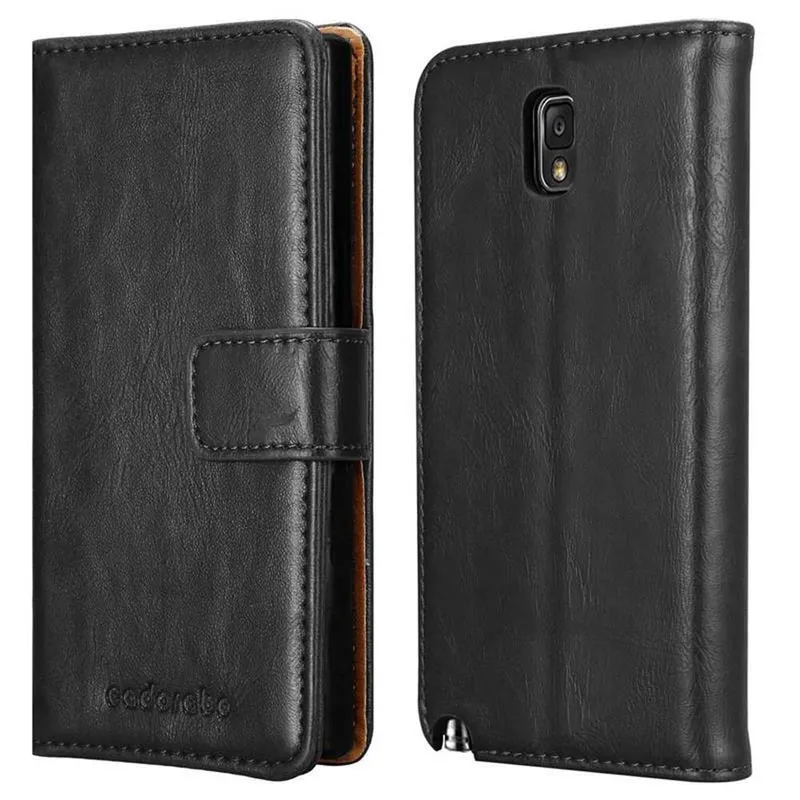 Cadorabo Hülle kompatibel mit Samsung Galaxy NOTE 3 NEO Schutzhülle mit Magnetverschluss, Standfunktion und Kartenfach