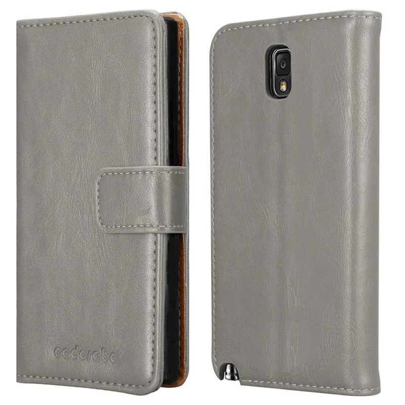 Cadorabo Hülle kompatibel mit Samsung Galaxy NOTE 3 NEO Schutzhülle mit Magnetverschluss, Standfunktion und Kartenfach