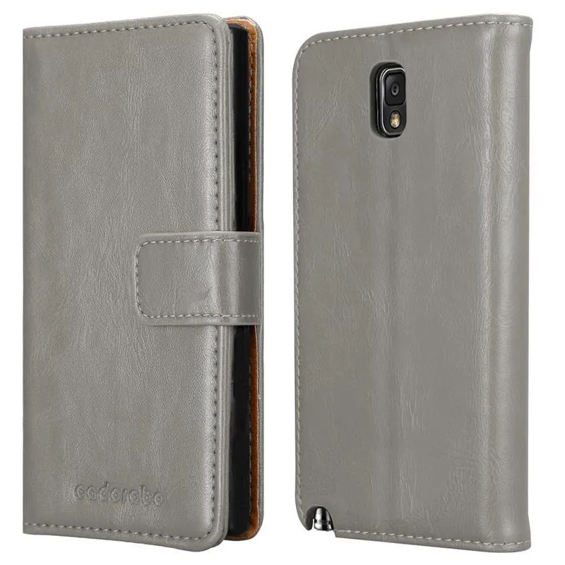 Cadorabo Hülle kompatibel mit Samsung Galaxy NOTE 3 NEO Schutzhülle mit Magnetverschluss, Standfunktion und Kartenfach