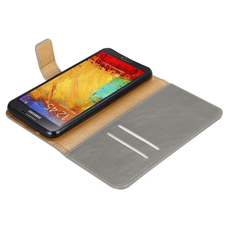 Cadorabo Hülle kompatibel mit Samsung Galaxy NOTE 3 NEO Schutzhülle mit Magnetverschluss, Standfunktion und Kartenfach