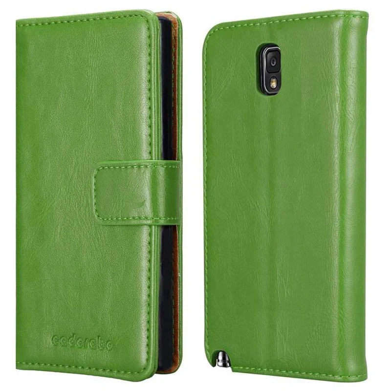 Cadorabo Hülle kompatibel mit Samsung Galaxy NOTE 3 NEO Schutzhülle mit Magnetverschluss, Standfunktion und Kartenfach