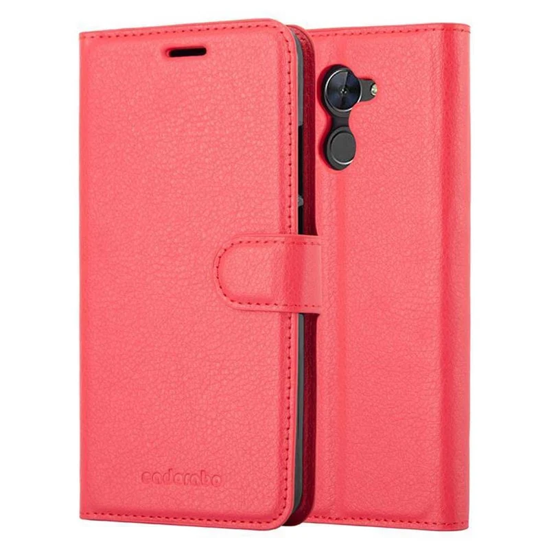 Cadorabo Hülle kompatibel mit Huawei Enjoy 7 PLUS Schutzhülle mit Magnetverschluss, Standfunktion und Kartenfach