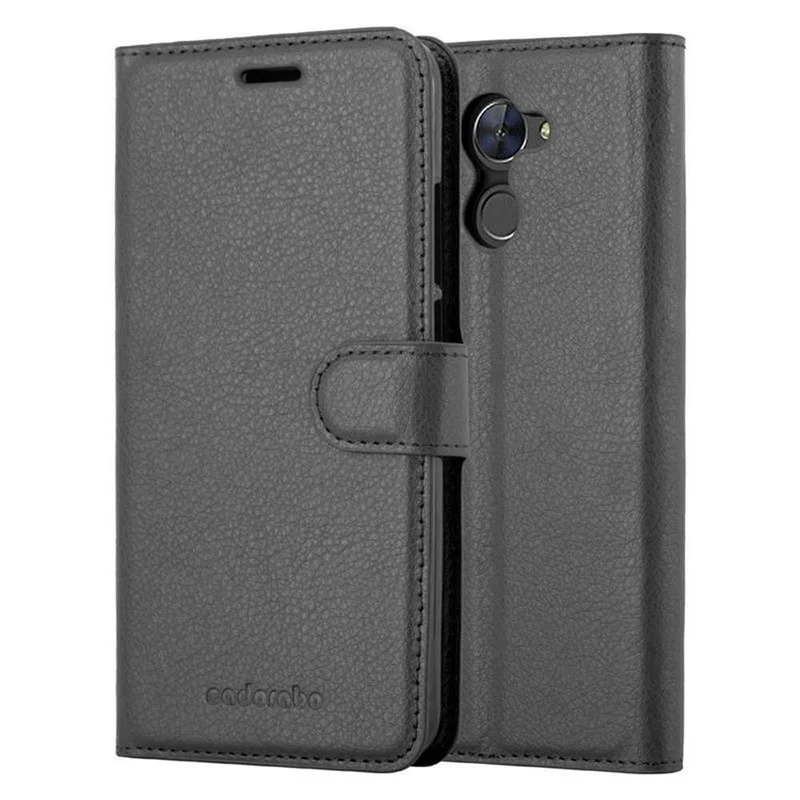 Cadorabo Hülle kompatibel mit Huawei Enjoy 7 PLUS Schutzhülle mit Magnetverschluss, Standfunktion und Kartenfach