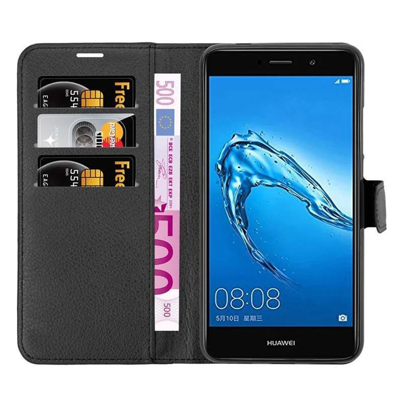 Cadorabo Hülle kompatibel mit Huawei Enjoy 7 PLUS Schutzhülle mit Magnetverschluss, Standfunktion und Kartenfach