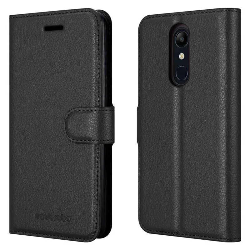 Cadorabo Hülle kompatibel mit LG K10 2018 / K11 / K11 PLUS Schutzhülle mit Magnetverschluss, Standfunktion und Kartenfach