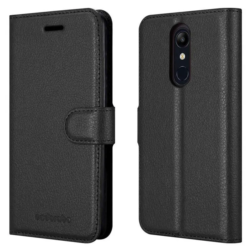 Cadorabo Hülle kompatibel mit LG K10 2018 / K11 / K11 PLUS Schutzhülle mit Magnetverschluss, Standfunktion und Kartenfach