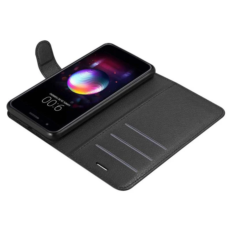 Cadorabo Hülle kompatibel mit LG K10 2018 / K11 / K11 PLUS Schutzhülle mit Magnetverschluss, Standfunktion und Kartenfach