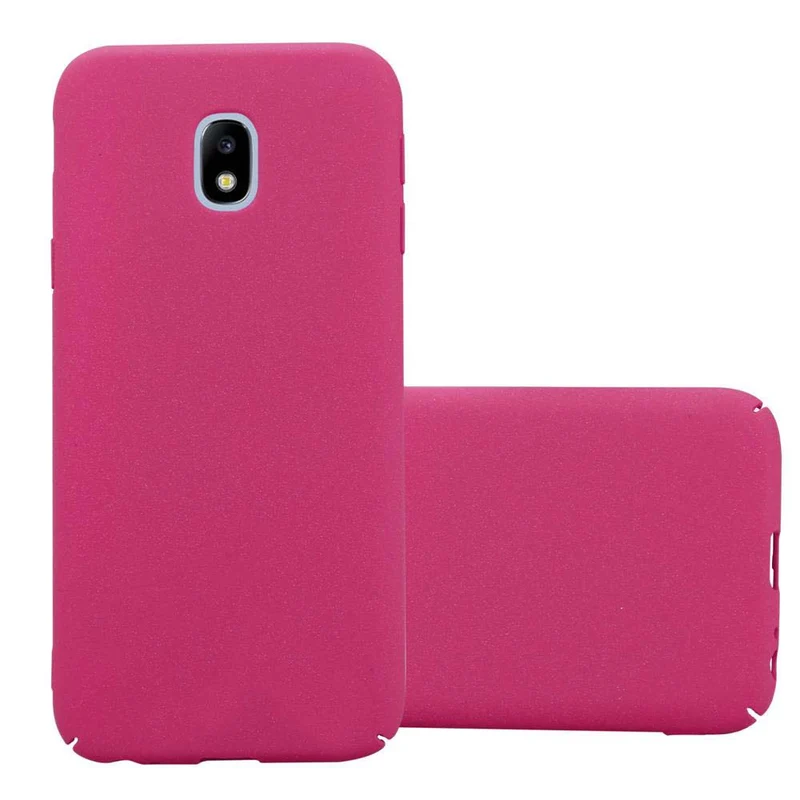 Cadorabo Hülle kompatibel mit Samsung Galaxy J7 2017 / J7 PRO Hard Case Schutzhülle in Frosted Optik gegen Kratzer und Stöße
