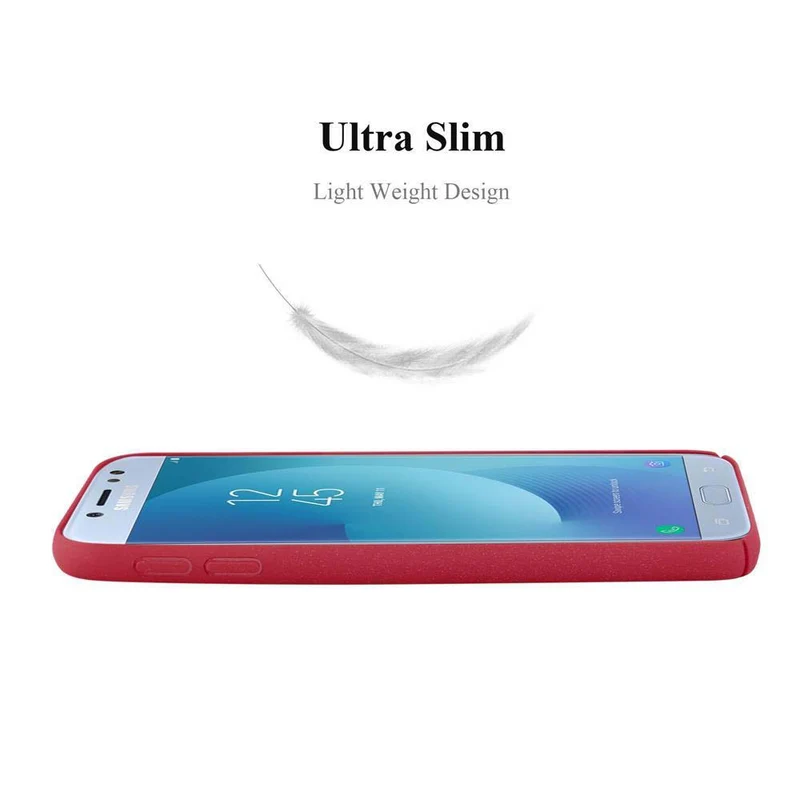 Cadorabo Hülle kompatibel mit Samsung Galaxy J7 2017 / J7 PRO Hard Case Schutzhülle in Frosted Optik gegen Kratzer und Stöße