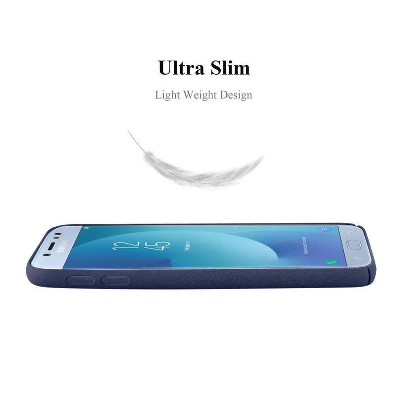 Cadorabo Hülle kompatibel mit Samsung Galaxy J7 2017 / J7 PRO Hard Case Schutzhülle in Frosted Optik gegen Kratzer und Stöße