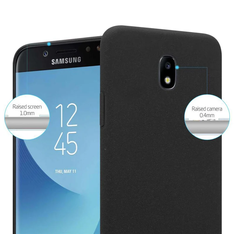 Cadorabo Hülle kompatibel mit Samsung Galaxy J5 2017 / J5 PRO Hard Case Schutzhülle in Frosted Optik gegen Kratzer und Stöße