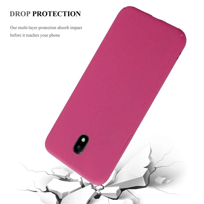 Cadorabo Hülle kompatibel mit Samsung Galaxy J5 2017 / J5 PRO Hard Case Schutzhülle in Frosted Optik gegen Kratzer und Stöße