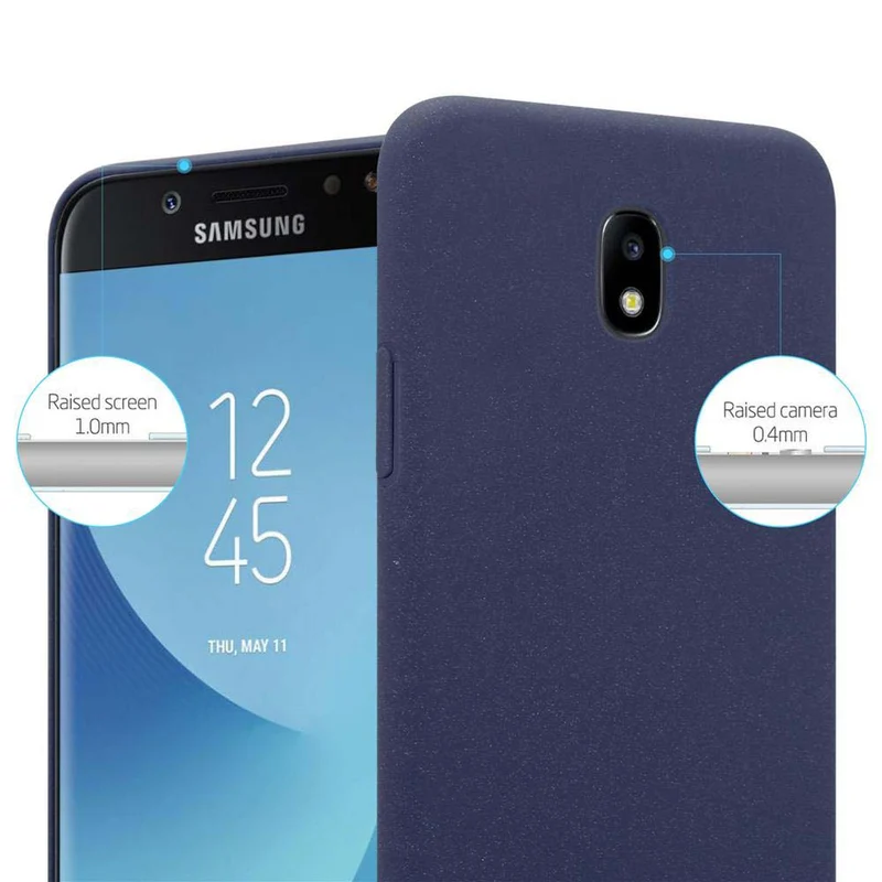 Cadorabo Hülle kompatibel mit Samsung Galaxy J5 2017 / J5 PRO Hard Case Schutzhülle in Frosted Optik gegen Kratzer und Stöße
