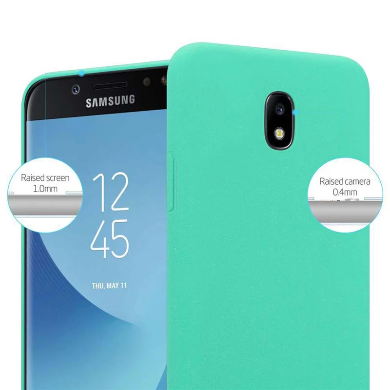 Cadorabo Hülle kompatibel mit Samsung Galaxy J5 2017 / J5 PRO Hard Case Schutzhülle in Frosted Optik gegen Kratzer und Stöße