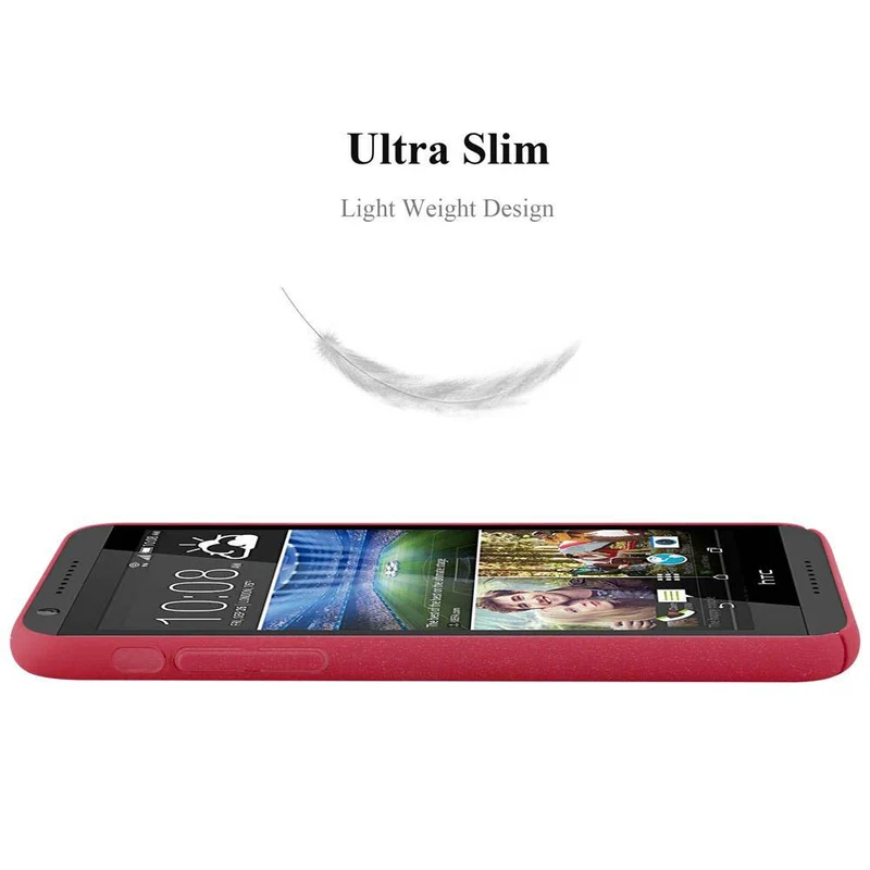 Cadorabo Hülle kompatibel mit HTC Desire 820 Hard Case Schutzhülle in Frosted Optik gegen Kratzer und Stöße