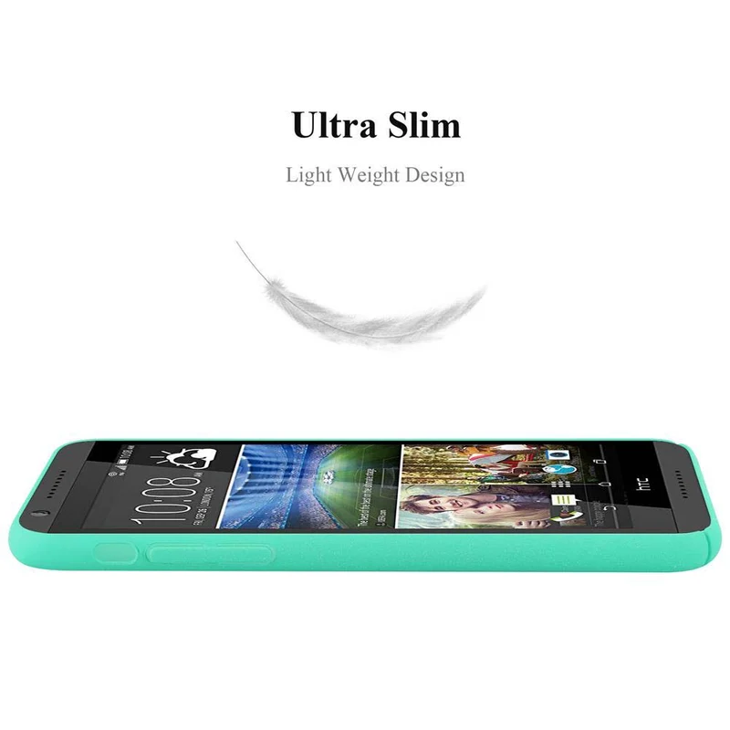 Cadorabo Hülle kompatibel mit HTC Desire 820 Hard Case Schutzhülle in Frosted Optik gegen Kratzer und Stöße