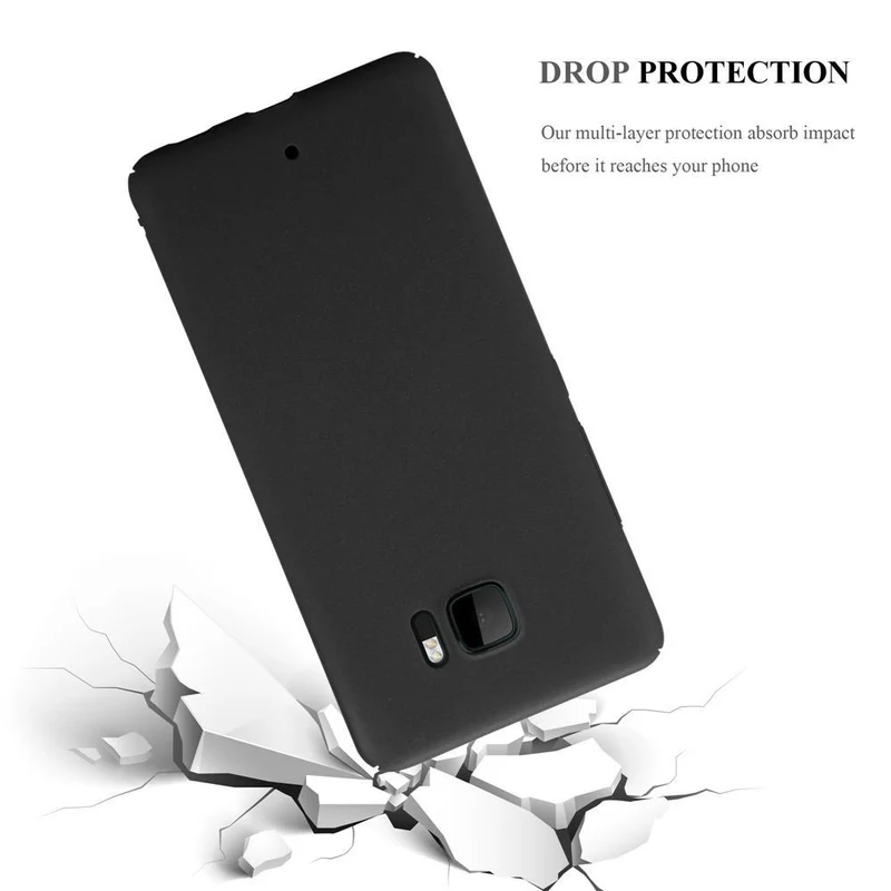 Cadorabo Hülle kompatibel mit HTC U ULTRA Hard Case Schutzhülle in Frosted Optik gegen Kratzer und Stöße