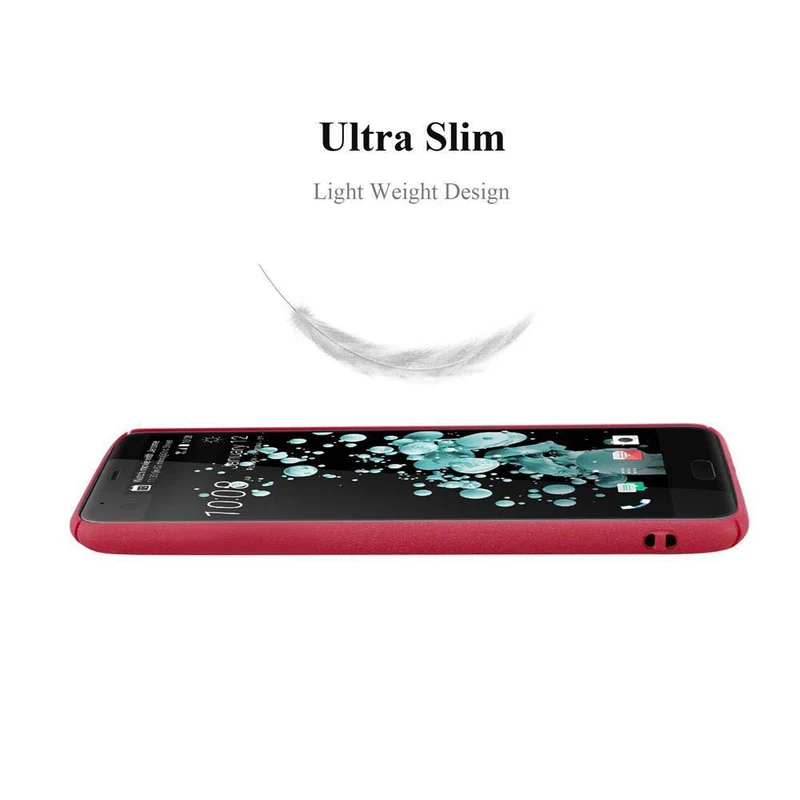 Cadorabo Hülle kompatibel mit HTC U ULTRA Hard Case Schutzhülle in Frosted Optik gegen Kratzer und Stöße
